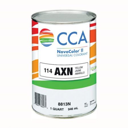 CCA NovoColor II Series 076.008813N.005 Universal Colorant, Yellow, Liquid