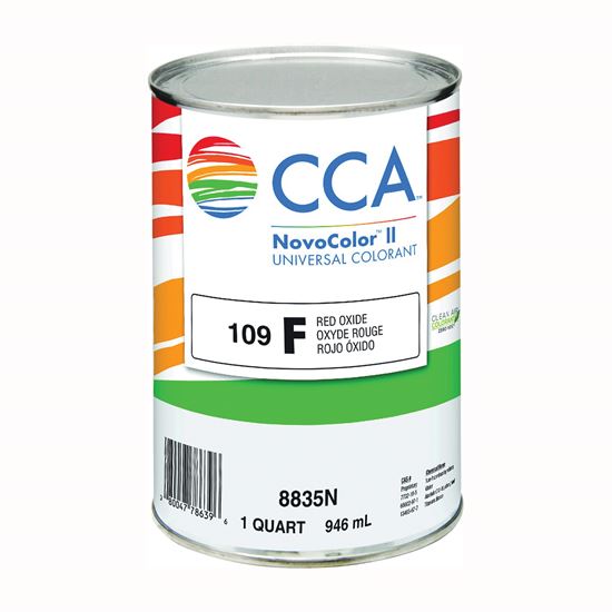 CCA NovoColor II Series 076.008835N.005 Universal Colorant, Red Oxide, Liquid